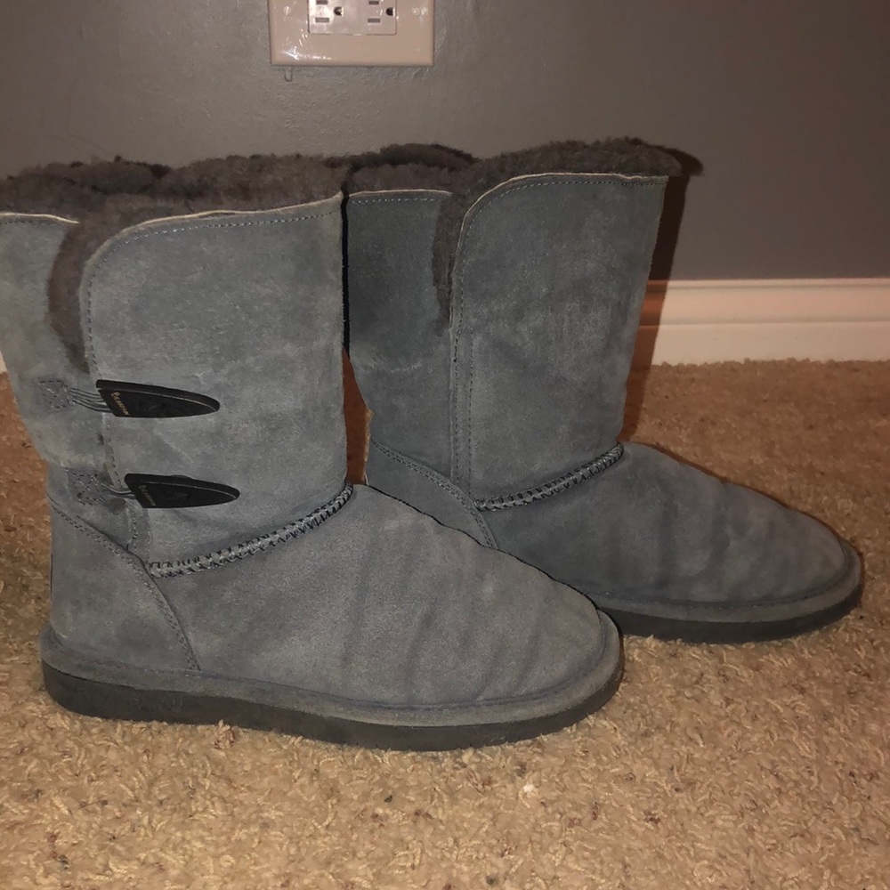 Gray Bearpaw Boots